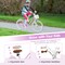 20 Inch Adjustable Kids Bike with Dual Brakes and Removable Storage Basket